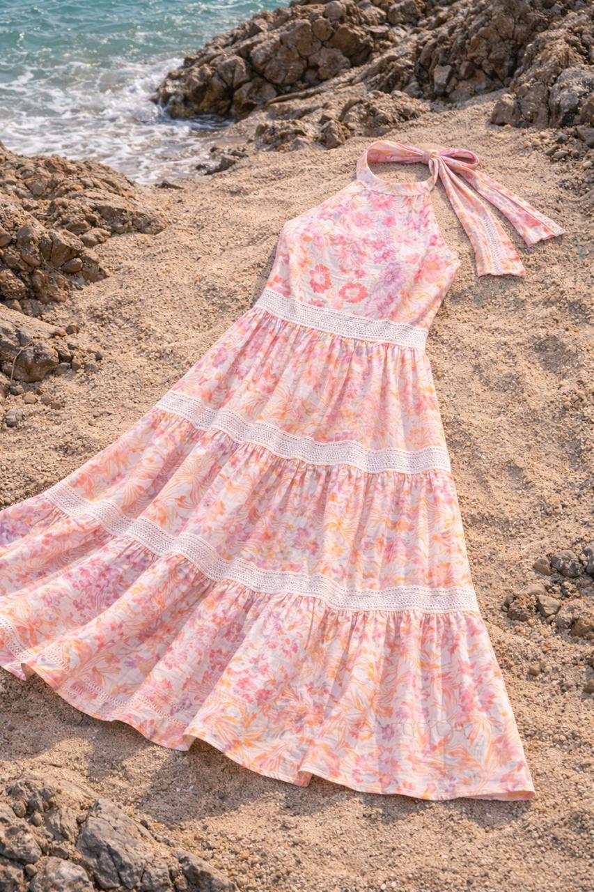 Patchwork Maxi dress